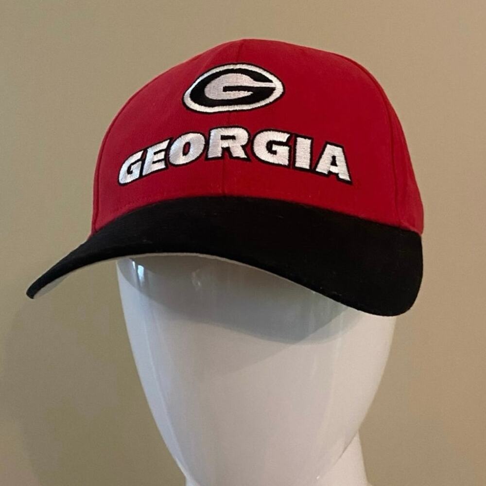 Adult OS University‎ of Georgia Adjustable Ball Cap EUC